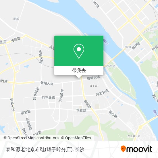 泰和源老北京布鞋(罐子岭分店)地图