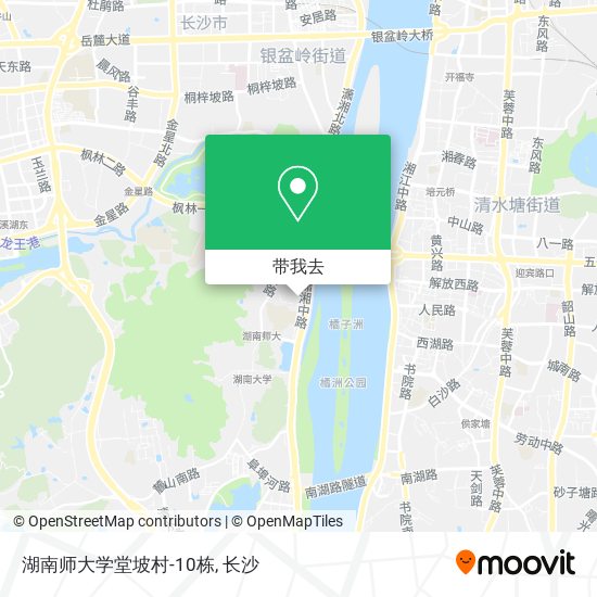 湖南师大学堂坡村-10栋地图