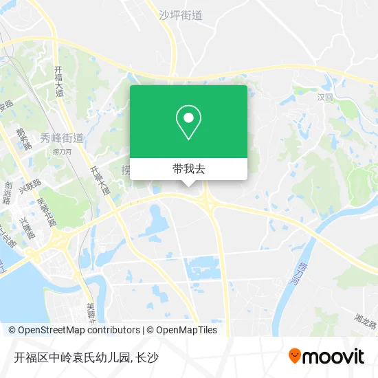 开福区中岭袁氏幼儿园地图
