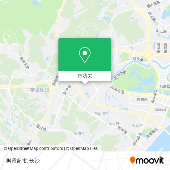 枫霞超市地图