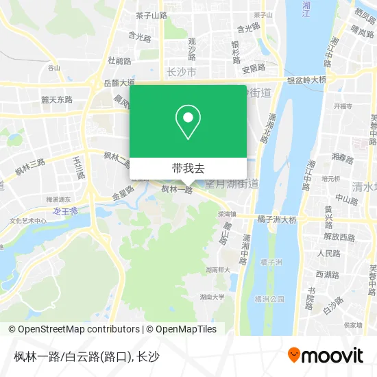 枫林一路/白云路(路口)地图