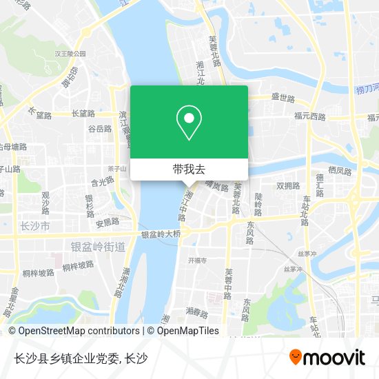 长沙县乡镇企业党委地图