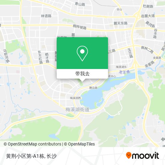 黄荆小区第-A1栋地图