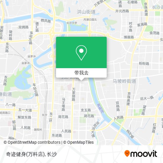 奇迹健身(万科店)地图