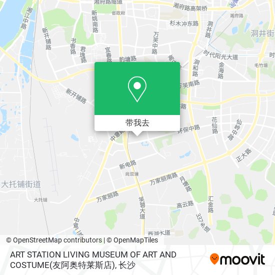 ART STATION LIVING MUSEUM OF ART AND COSTUME(友阿奥特莱斯店)地图
