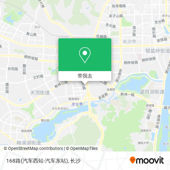 168路(汽车西站-汽车东站)地图
