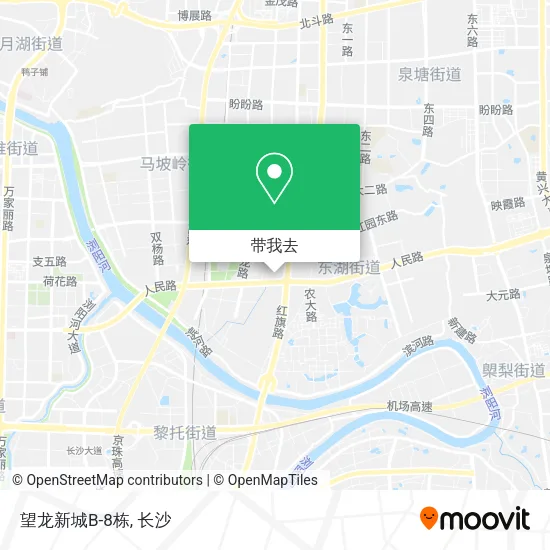 望龙新城B-8栋地图