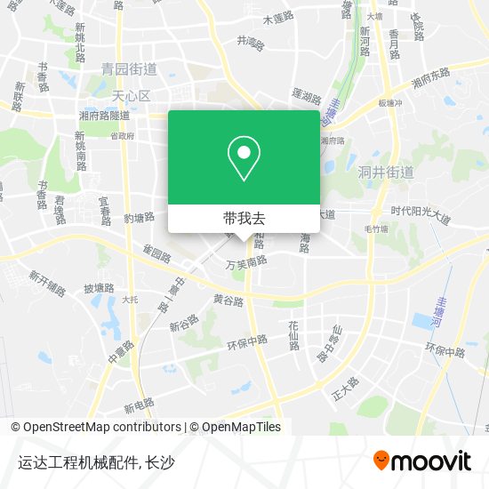 运达工程机械配件地图