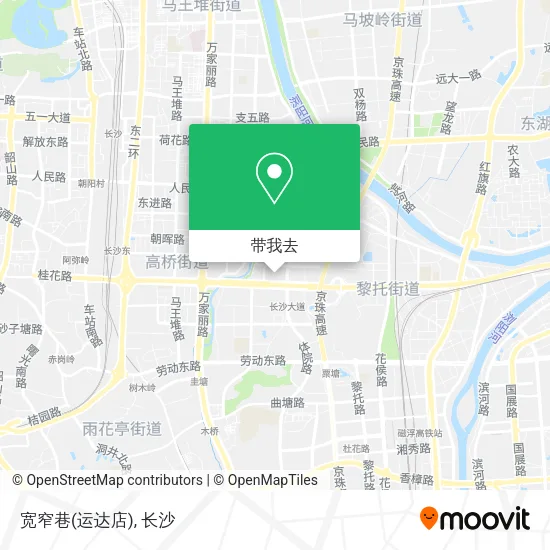 宽窄巷(运达店)地图