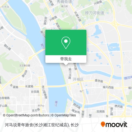 河马说青年旅舍(长沙湘江世纪城店)地图