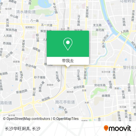 长沙华旺厨具地图