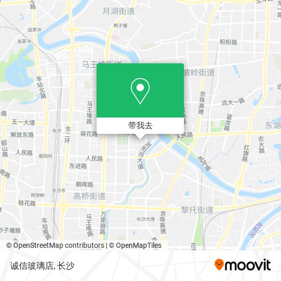 诚信玻璃店地图