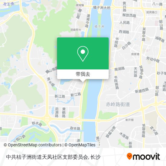 中共桔子洲街道天凤社区支部委员会地图