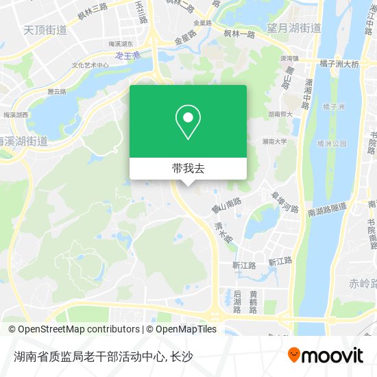 湖南省质监局老干部活动中心地图