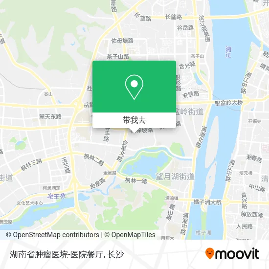 湖南省肿瘤医垸-医院餐厅地图