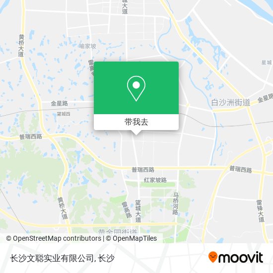长沙文聪实业有限公司地图