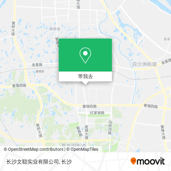 长沙文聪实业有限公司地图