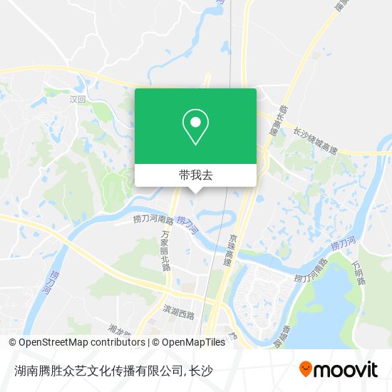 湖南腾胜众艺文化传播有限公司地图