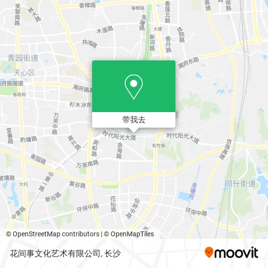 花间事文化艺术有限公司地图