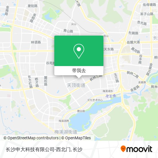 长沙申大科技有限公司-西北门地图