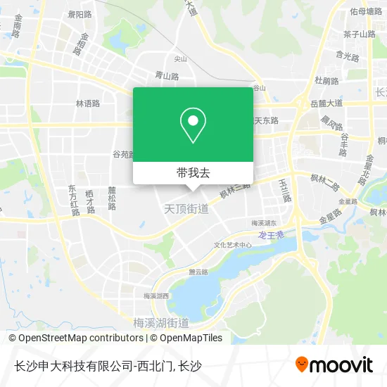 长沙申大科技有限公司-西北门地图