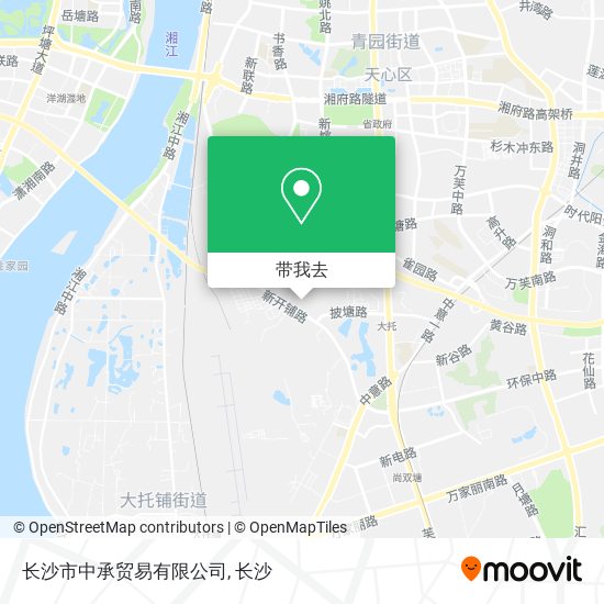 长沙市中承贸易有限公司地图