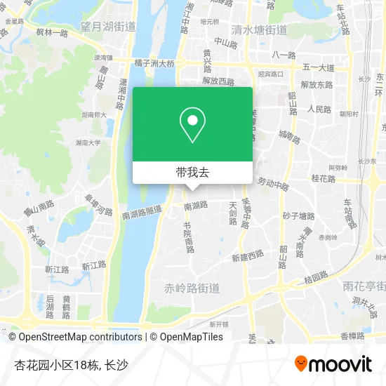 杏花园小区18栋地图