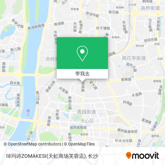 琸玛诗ZOMAKESI(天虹商场芙蓉店)地图