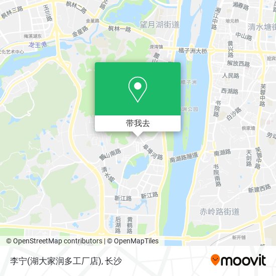 李宁(湖大家润多工厂店)地图