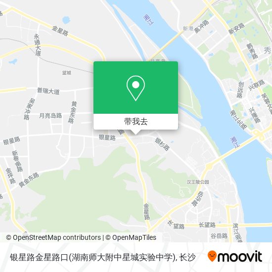 银星路金星路口(湖南师大附中星城实验中学)地图