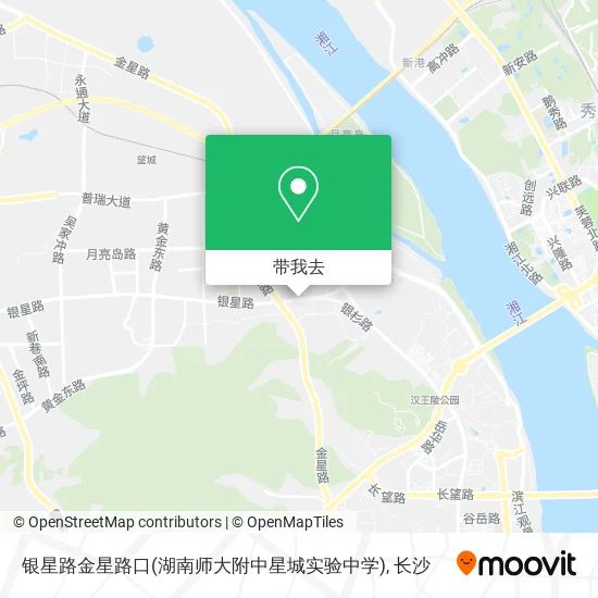 银星路金星路口(湖南师大附中星城实验中学)地图