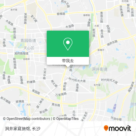 洞井家庭旅馆地图