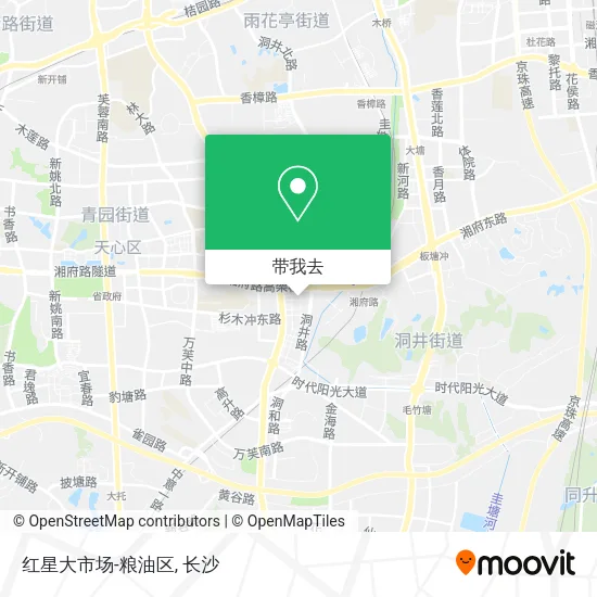 红星大市场-粮油区地图