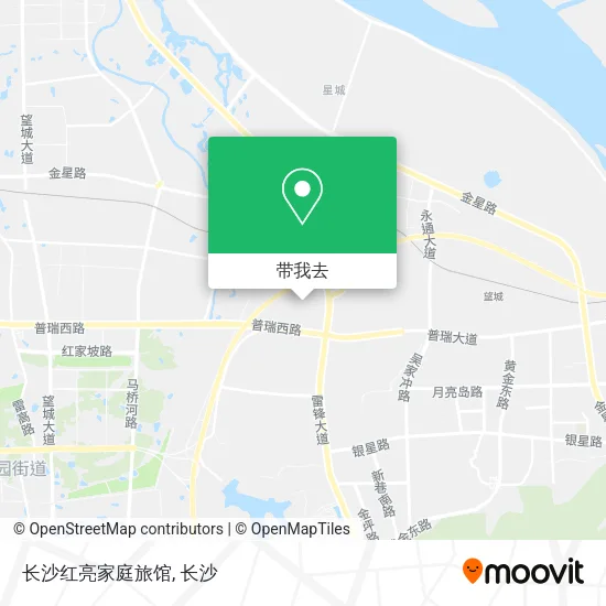 长沙红亮家庭旅馆地图