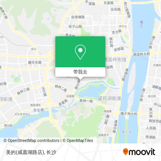 美的(咸嘉湖路店)地图