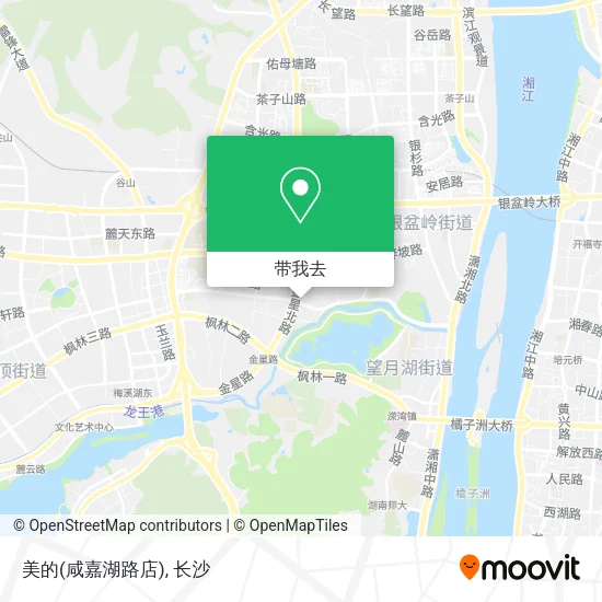 美的(咸嘉湖路店)地图