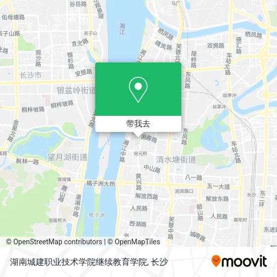 湖南城建职业技术学院继续教育学院地图