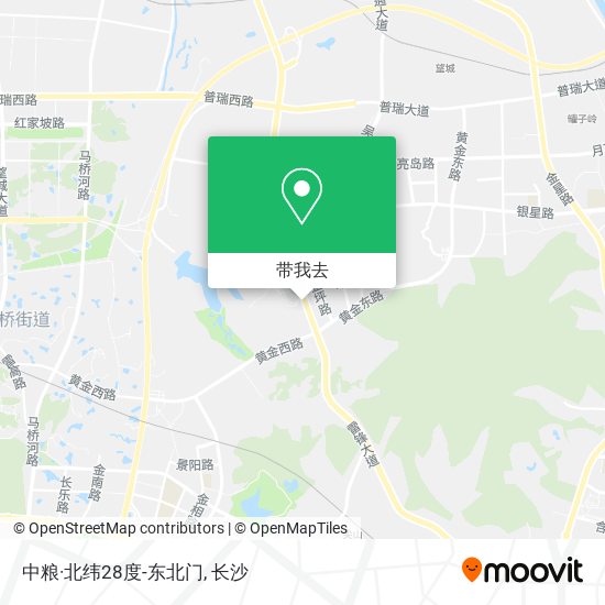 中粮·北纬28度-东北门地图