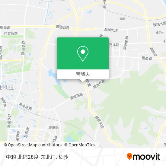 中粮·北纬28度-东北门地图