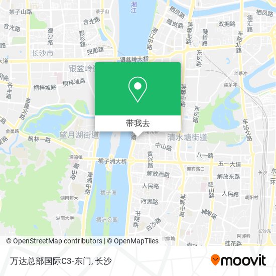 万达总部国际C3-东门地图