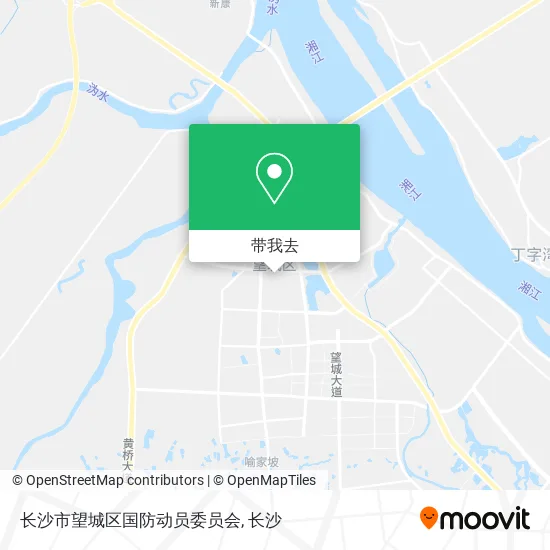 长沙市望城区国防动员委员会地图