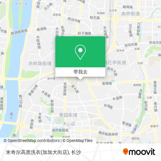 米奇尔高质洗衣(加加大街店)地图