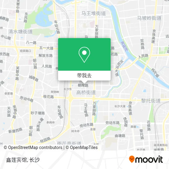 鑫莲宾馆地图