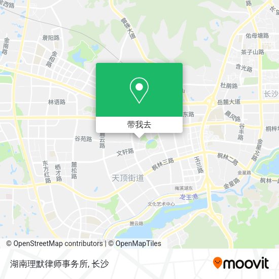 湖南理默律师事务所地图