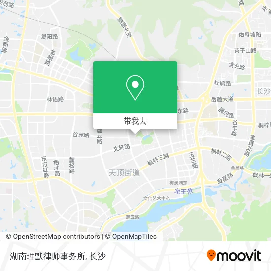 湖南理默律师事务所地图