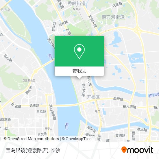 宝岛眼镜(迎霞路店)地图