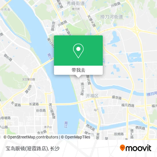 宝岛眼镜(迎霞路店)地图