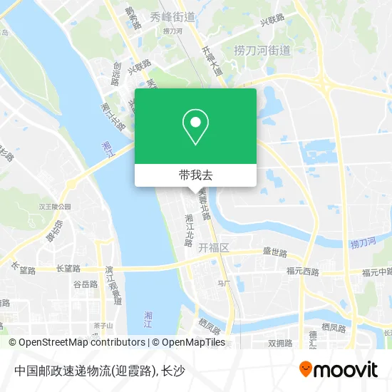 中国邮政速递物流(迎霞路)地图