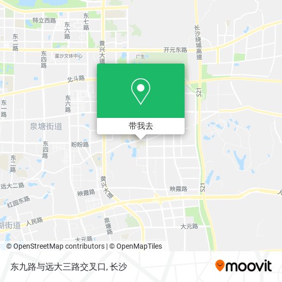 东九路与远大三路交叉口地图