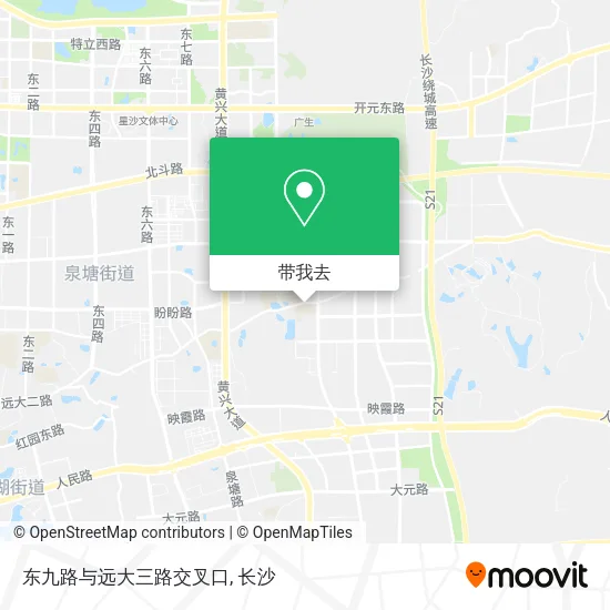 东九路与远大三路交叉口地图